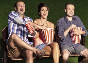outdoor home movie 300x215 - How to Build an Outdoor Movie Theater for Your Backyard