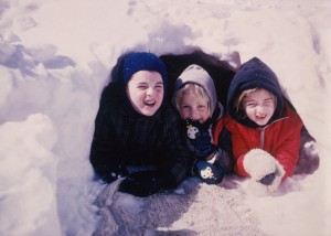 A childhood picture of Karen with her sister and brother. A childhood picture of Karen with her sister and brother.