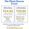 500 Scan Photo Rescue Package