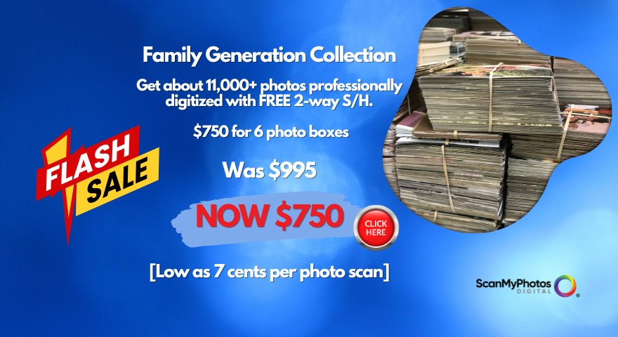 Holiday Family Photo Scanning Savings