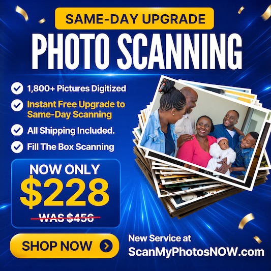 Main Product Image for Photo Scanning Box Now - Express and Shipping Included