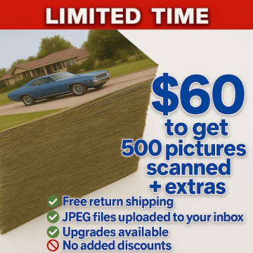 mailpix Up To 500 Scan Package
