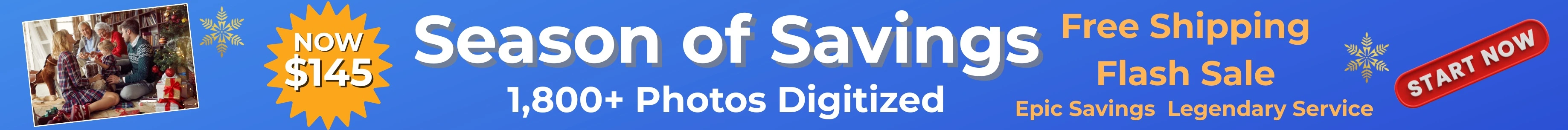 Seasons of Savings 2025 budget-friendly digital archival service for photos