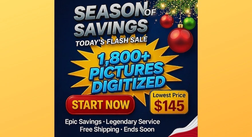 Holiday Photo Box Scanning Savings