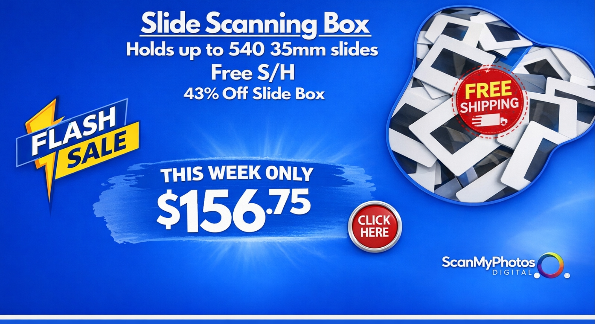 Slide Scanning Box Savings - Now as low as $156.75