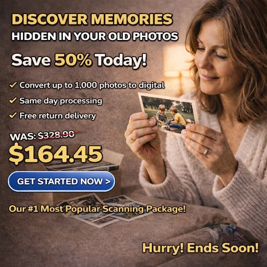 Main Product Image for Same Day Photo Scanning Package