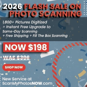 Photo Scanning Box Now - Express and Shipping Included