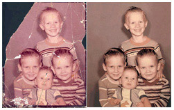 Photo Restoration Sample