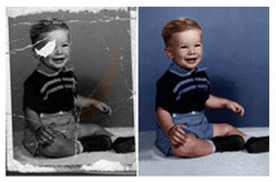 Photo Restoration Sample
