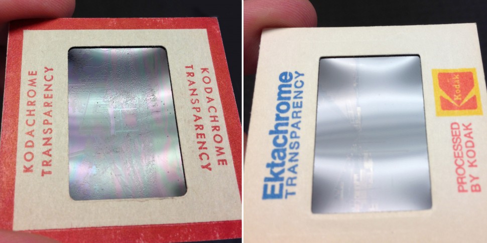 Side-by-side comparison of Kodachrome vs Ektachrome