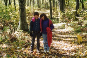 Katie Colon family hiking