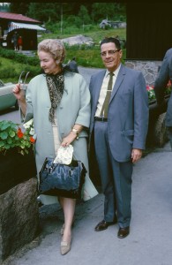 Jennifer's grandparents in Europe during the 1950s
