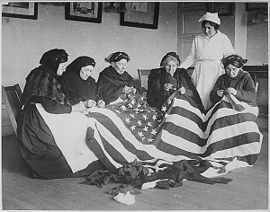 Patriotic_old_women_-_American_Flag