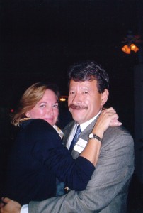 Karen with her husband Jim. 