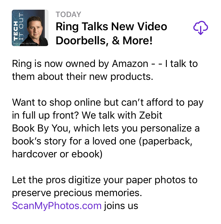ms - Tech Expert Marc Saltzman Interviews ScanMyPhotos