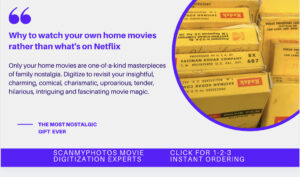 Professional 8mm Home Movie Film Conversion to Digital