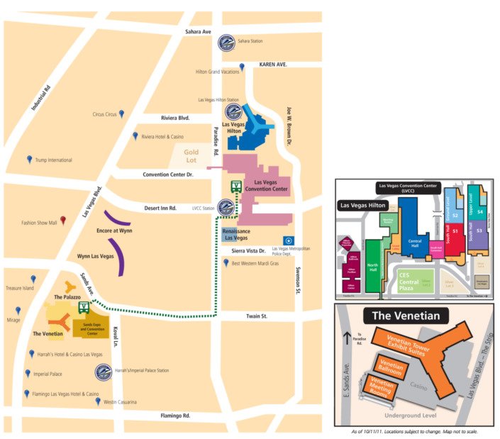 ces 2012 revealed maps conference brochure cityview - CES 2012 revealed: Maps! Conference Brochure! PMA@CES TechZone!