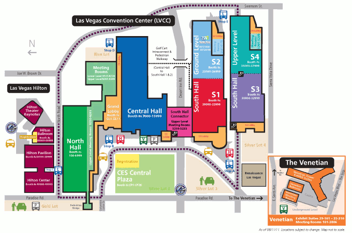 ces 2012 revealed maps conference brochure lvcc main - CES 2012 revealed: Maps! Conference Brochure! PMA@CES TechZone!