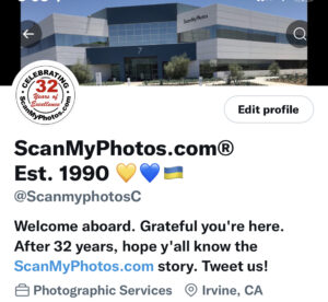 Follow ScanMyPhotos on Twitter