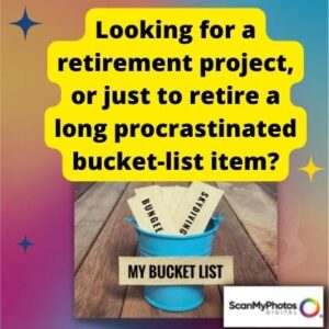 Looking for a retirement project, or just to retire a long procrastinated bucket-list item?