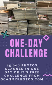 Same-day photo scanning challenge