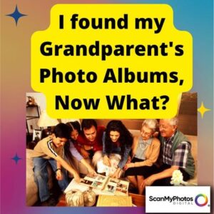 How to get digital copies from grandparents photos