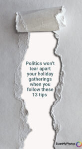 politcstear 165x300 - 13 Tips For Not Discussing Politics at Family Gatherings; Keeping Politics Out of Holiday Festivities