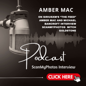 Amber Mac Podcast "The Feed" ScanMyPhotos interview.