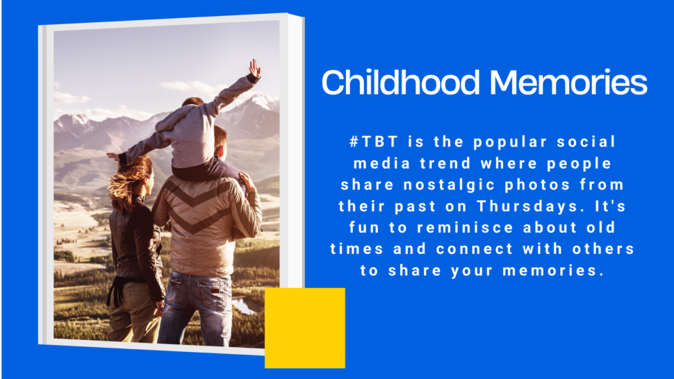 How to share photos during Throwback Thursday