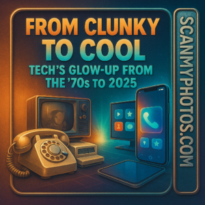 From Rotary Phones to Smartphones: A Journey Through Technological Evolution in PICTURE THIS! Technology and Gadgets in the 1970s vs. 2025 