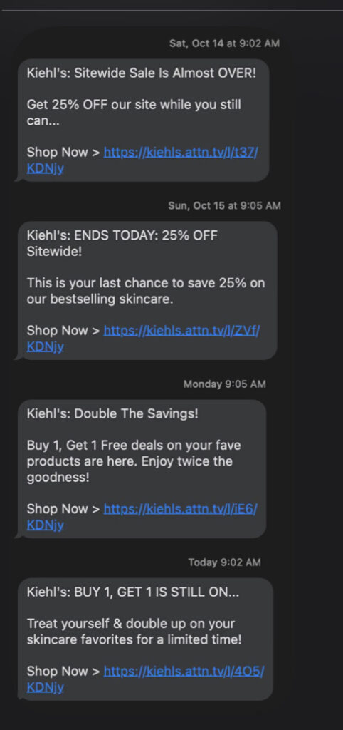 Stop the annoying, daily email ads from retailers. 