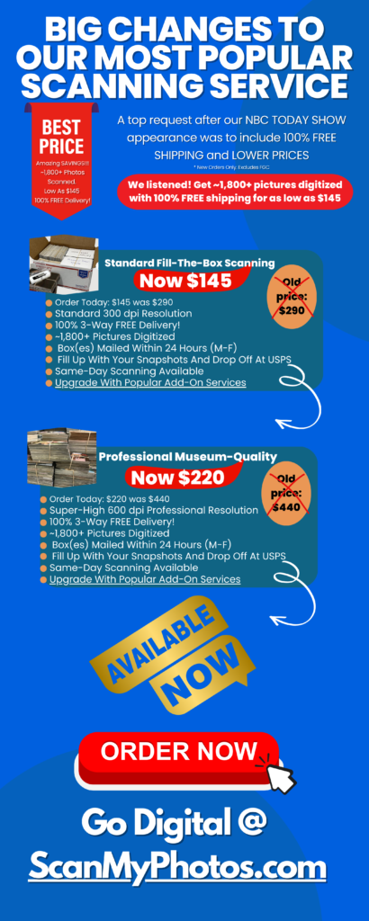 Best prices to scan photos