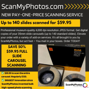 affordable KODAK slide carousel scanning 