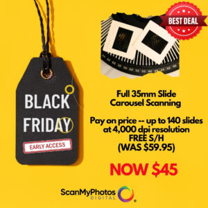 Best price to digitize 35mm slide carouse