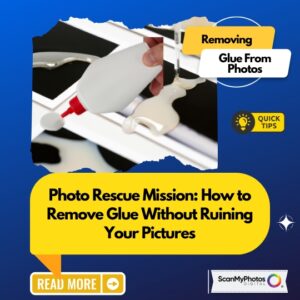 How to Remove Glue From Pictures