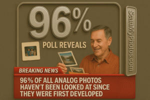 96% of all photos have not been seen since they were first developed