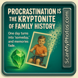 Procrastination = Photo Kryptonite