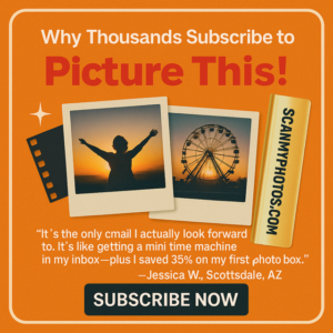 Subscribe to the ScanMyPhotos Newsletter. 