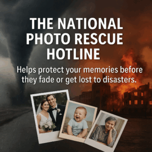The National Photo Rescue Hotline helps protect your memories before they fade or get lost to disasters.