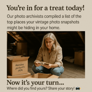 Top places your photos are hiding in your house. Find and digitize. 