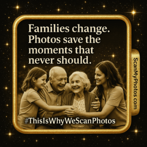 Every photo you scan brings back laughter, hugs, and moments you thought were lost forever.
