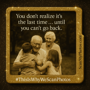 Every photo you scan brings back laughter, hugs, and moments you thought were lost forever.