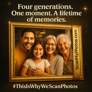 Every photo you scan brings back laughter, hugs, and moments you thought were lost forever.