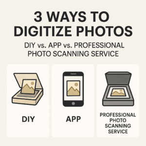 This guide walks you step by step through the process of digitizing old photos,