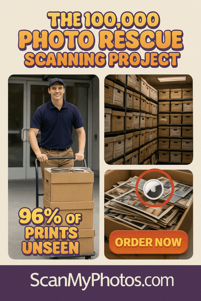 Bulk photo scanning to digitize 100,000 pictures