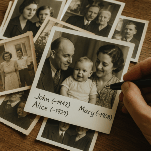 Why Metadata Matters: How Genealogists Use Names, Dates, and Places to Save Family Photo Stories