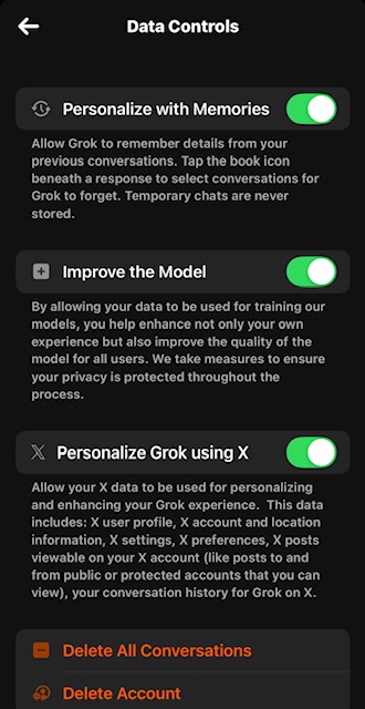 Always check your privacy settings — your memories are yours, not data for an algorithm to learn.