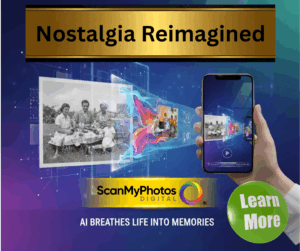 After scanning photos upload to AI chatbots and Grok to turn your nostalgia into magic. 