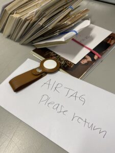 Can I include a GPS tracker in with my photos to get scanned? Yes!