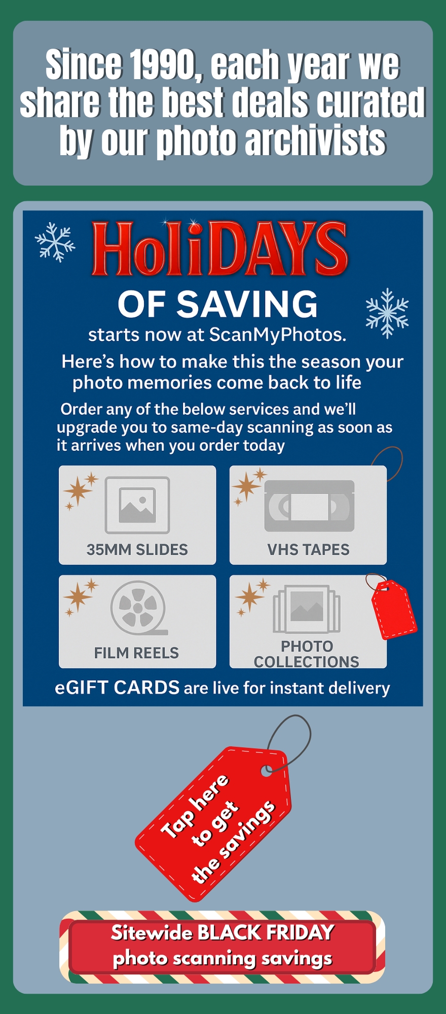 best photo scanning discount to save money digitizing pictures 